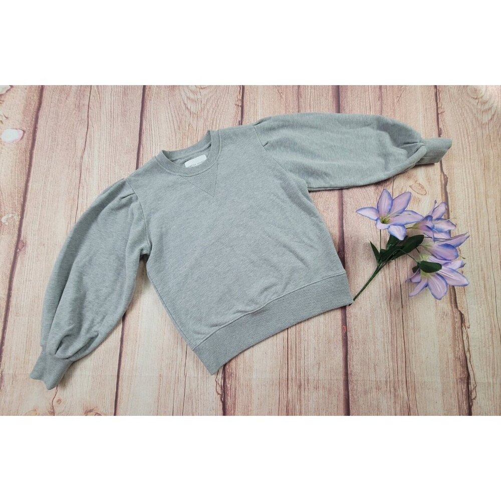Rebecca Minkoff Scarlett French Terry Sweatshirt Balloon Sleeve Size XS